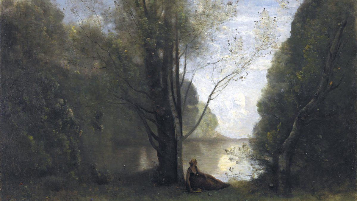 JEAN-BAPTISTE-CAMILLE COROT、海外版、超希少レゾネ Solitude. Recollection of Vigen, Limousin - Corot, Jean-Baptiste